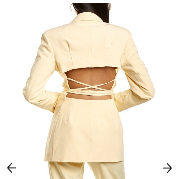 DANIELLE BERNSTEIN Jackets & Blazers - Danielle Bernstein Cut Out Blazer